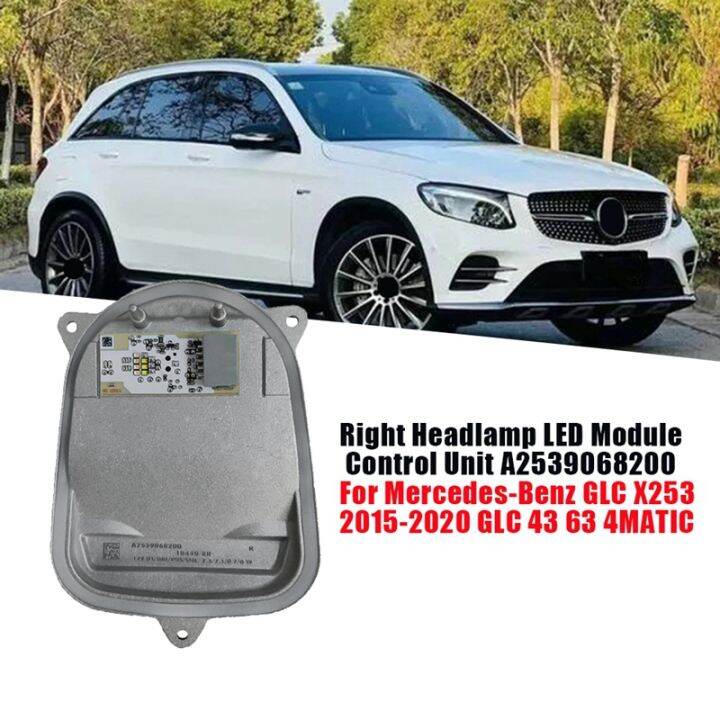 1pair-headlight-led-control-module-replacement-parts-a2539068100-a2539068200-for-mercedes-benz-glc-x253-2016-2020-drl-daytime-lamp-source