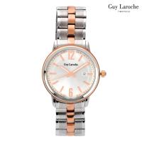 Guy Laroche Watch นาฬิกาผู้ชาย รุ่น OSCAR ( สี2กษัตริย์ ) - MGAMB1013SKN