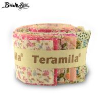 7-9 Pcs/Lot 5x50CM Booksew Telas Patchwork Algodon Cotton Fabric Floral Jelly Roll Strips DIY Dolls Sewing Craft Ankara Fabric