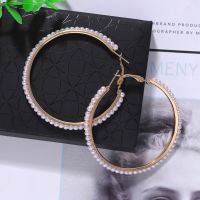 【YP】 Hoop Earrings Female Round Ear Fashion Korean Wedding Jewelry Kolczyki