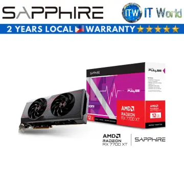 Sapphire AMD Radeon RX 7700 XT Graphic Card - 12 GB GDDR6 (11335-02-20g)  for sale online