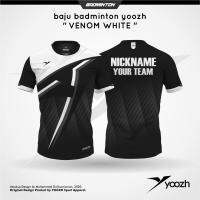 แฟชั่นใหม่ [เด็กและผู้ใหญ่] YOOZH VENOM สีขาว BAJU YOOZH - BADMINTON วอลเลย์บอลนำเข้า PINPON ถักต้นฉบับพรีเมี่ยมผู้ชายผู้หญิงผู้ชายเด็กผู้หญิงเด็ก 2023