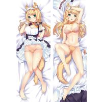 ZENGIA Hot Game Nekopara Maple Female Dakimakura Fullbody Pillowcase Two-Side Design Printed Pillow Cover Case Drop Ship