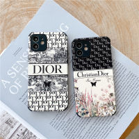 Luxury brand D retro flower Phone case 14 14Plus 14Pro 14ProMax 13 13Pro 13ProMax phone case 12 12Pro 12ProMax printing apple practical 7p xs max xs 11 11Pro 11ProMax iphone case 8plus new iphone soft shell XR classic Splicing design