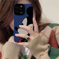 เคสโทรศัพท์เป็นคู่การ์ตูนพื้นผิวหนังสำหรับ iPhone 14/13/12/11 Pro Max 12 13 Mini X XR XS Max 6 6S 7 8 Plus เคสฝาหลังนิ่มกันกระแทกฝาครอบโทรศัพท์แบบสร้างสรรค์พร้อมเลนส์กล้องคลุมทั้งหมดฝาครอบป้องกัน