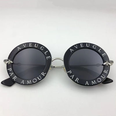 Aesthetic Round Party Glasses Fashion Sun glasses Vintage Gold Alloy Women Sunglasses Trending Products Steampunk Girls Glasses