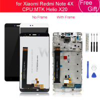 for Xiaomi Redmi Note 4X 4GB MTK LCD Display Touch Screen Glass Panel Digitizer with Frame Assembly Note4X Pro Repair Spare Part