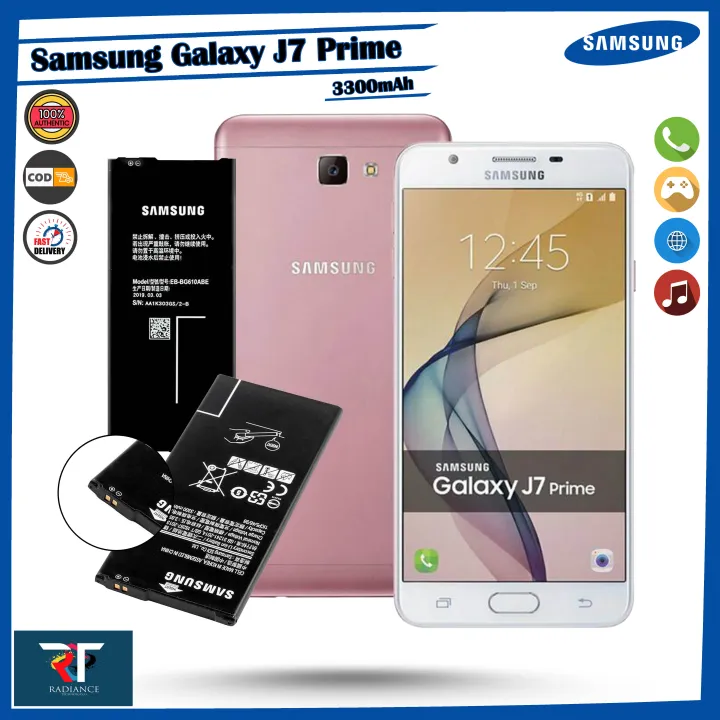 Samsung Galaxy J7 Prime Battery SM-G610F, SM-G610Y, SM-G610M, SM-G610  3300mAh | Model: EB-BG610ABE Manufacture (Original Genuine) | Lazada PH