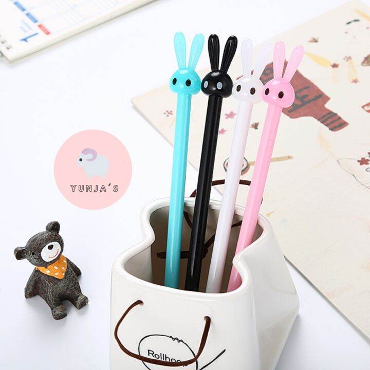 RABBIT CARTOON GEL PEN 兔子卡通中性筆 CUTE HEALING KIDS PRESENT | Lazada