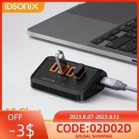 Idsonix ประเภท C USB 3.2ฮับแท่นวางมือถือ10Gbps ช่องเสียบสวิทช์สลับสัญญาณหลายพอร์ตซ็อกเก็ต Gen2 USB-A สำหรับ Sur แล็ปท็อปแมคบุ๊คพีซี