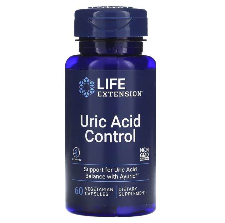 Life Extension, Uric Acid Control, 60 Vegetarian Capsules | Lazada PH