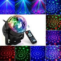 Disco Crystal Rotating Ball Home Room Dance Party Supplies Party Decoration Stage Light LED Projector Music Control For Bar