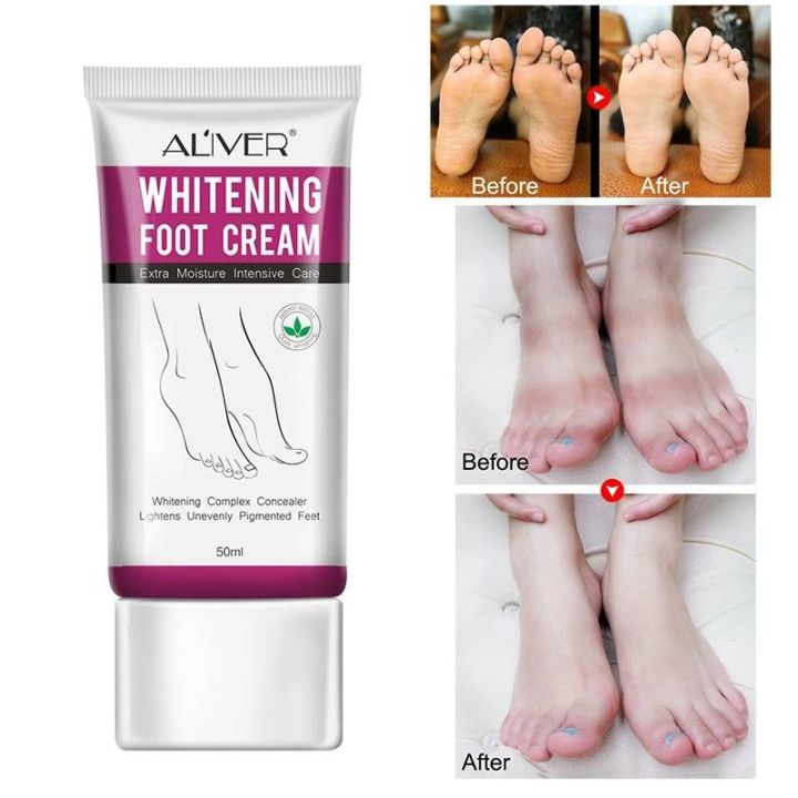 best-seller-ของแท้-แน่นอน-ส่งเร็ว-สินค้าขายดี-whitening-extra-moisturizing-treatment-foot-cream-hydrating-smooth-delicate-foot-skin-care-ไม่ระบุชื่อหน้ากล่อง