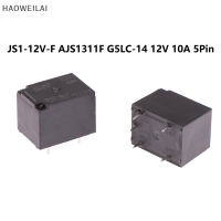 [HAOWEILAI] รีเลย์1ชิ้น DC12V 10A 5PIN JS1-12V-F AJS1311F G5LC-14