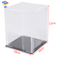 Dcapoknk กล่องแสดงผลอะคริลิค Self-ASSEMBLY CLEAR Cube BOX ป้องกันรังสียูวีของเล่นป้องกันฝุ่น