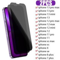 2PCS Anti-Spy Screen Protector for iPhone 14 15 11 Pro Max Privacy Tempered Glass for iPhone 13 12 Pro Max Mini 7 8 Plus XR X XS