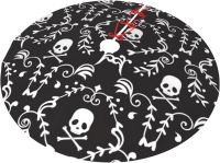 【YP】 Skirt Punk Damask Crossbones Xmas Decoration Trees Ornaments Indoor Outdoor