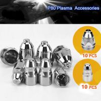 XHLXH 10Pcs Welding Nozzle Nozzle Tip Plasma Cutter Plasma Torch Plasma Consumable Fit Electrode Nozzle Air Plasma Cutting