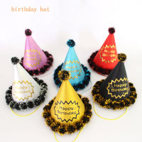 10 pcslot Birthday Hats Kids Boy Girl Birthday Party Decorations Happy Birthday DIY Paper Hat Prince Princess Crown Gift