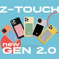 Z-touch (ซีทัช) แผ่นฆ่าเชื้อโควิด ฆ่าไวรัส และ แบคทีเรีย สำหรับติดหลังมือถือ V 2.0