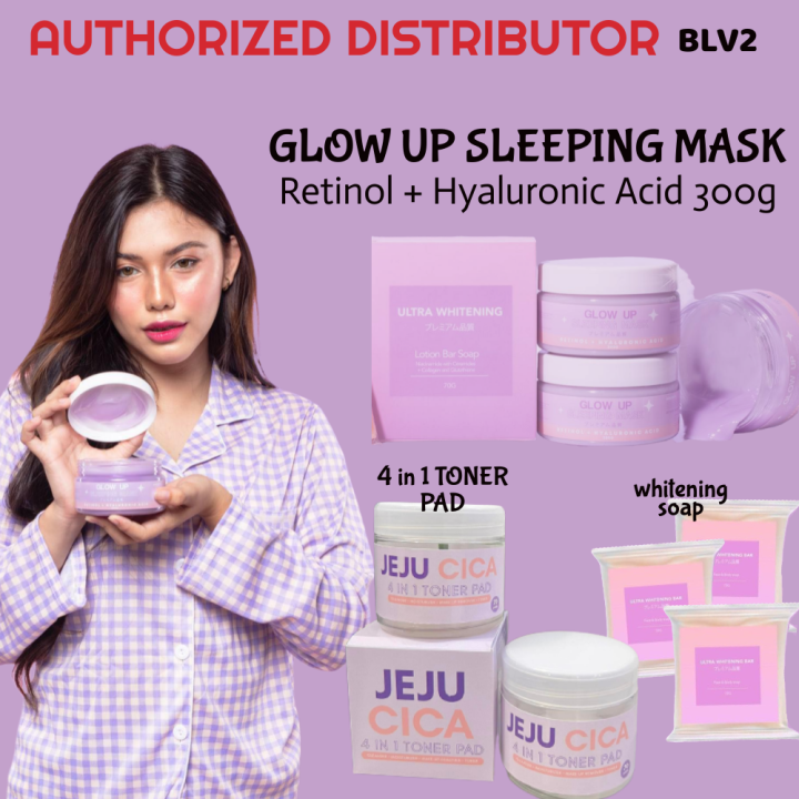 BLV2 Glow Up Sleeping Mask Retinol + Hyaluronic Acid Ultra Whitening