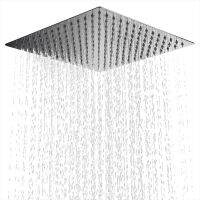 QSR STORE 8/10/12 inch Rainfall Shower Head Stainless Steel Square Rain Pressurized  Big