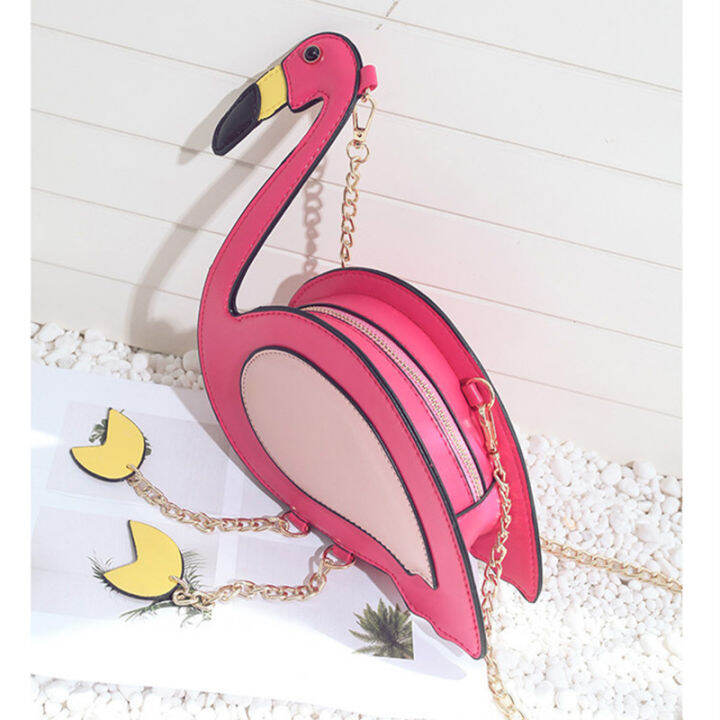 flamingo-chains-shoulder-bags-cheap-women-o-bags-pink-bird-bolsas-feminina-sac-de-plage-flamingo-cheap-leather-handbag