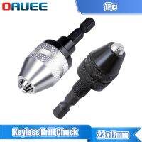 Keyless Drill Chuck 0.3-3.6mm Conversion Tools 1/4 quot; Hex Shank Quick Change Adapter Chuck for Electric Drill woodworking Tools