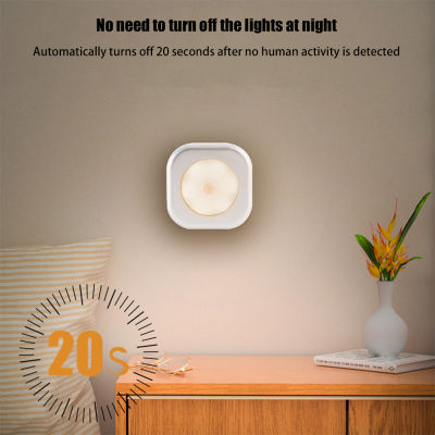 【คลังสินค้าพร้อม】Zir Mall Original Motion Sensor Light Under Counter Lights Cabinet Lights Stick Anywhere แบตเตอรี่ขับเคลื่อนไฟ LED โคมไฟติดผนังสำหรับห้องนอน/ห้องโถง/ห้องน้ำ/ห้องครัว