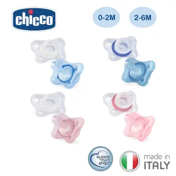 Chicco PhysioForma Soft Silicone Pacifier - Pink 0-6M 2pc