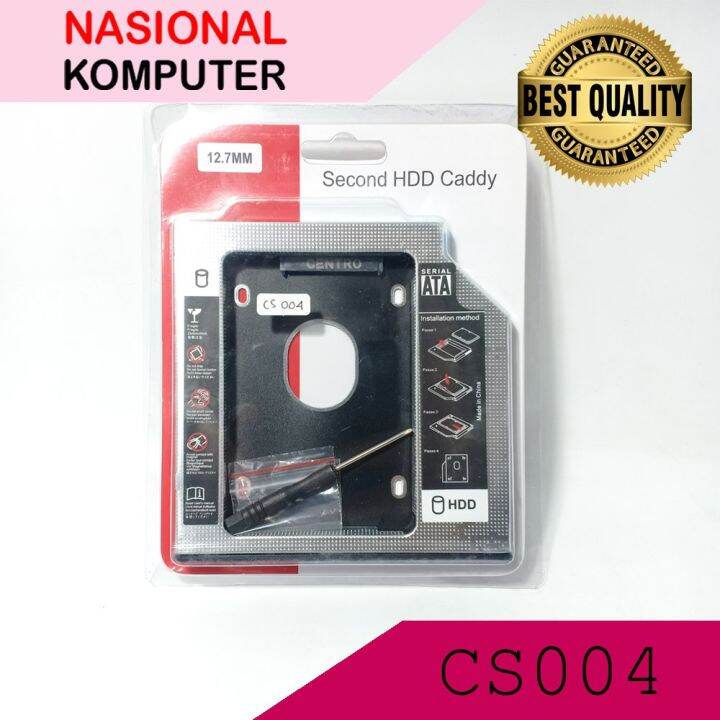 Casing HDD Caddy 12.7 mm Tebal Untuk pengganti DVD Laptop | Lazada ...