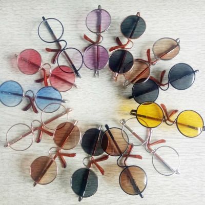 hot【DT】ஐ  8cm Fashion Glasses 15 20cm Cotton Dolls Wear Round Frame Eyeglasses for Blythe Accessories