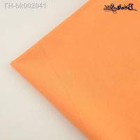 ◎ New Arrivals High Quality 100 Cotton Fabric Classic Orange Color Twill Fat Quarter Home Textile Material Sewing Cloth For Bed