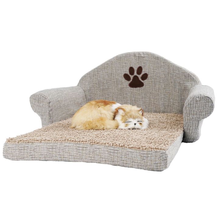 ที่นอนแมว-ที่นอนสุนัข-kanimal-โซฟาแมว-โซฟาพับได้-สำหรับแมว-สุนัข-ขนาด-60x35x29-ซม-pet-bed-pet-supplies
