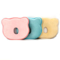 (ร้อน) หมอนเด็กเมมโมรี่โฟมทารกแรกเกิด Breathable Shaping Pillows เพื่อป้องกันศีรษะ Ergonomic