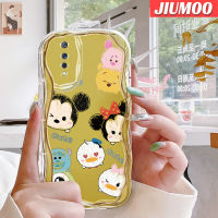 เคส JIUMOO สำหรับ VIVO S1 Pro เคสลายการ์ตูนมิกกี้น่ารักเนื้อครีมขอบคลื่นเคสมือถือกันกระแทกแบบใสนิ่มเคสโปร่งใสลายกล้องถ่ายรูปสร้างสรรค์ฝาครอบป้องกันง่าย