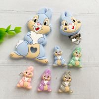 10pcs New rabbit Silicone Beads Teether Food-Grade Chewing Teeth Bead DIY Nipple Chain Jewelry Accessories