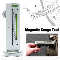 (100 ดีมาก) Universal Magnetic Auto Gauge เครื่องมือวัดรถยนต์ Camber Castor Strut ล้อ Alignment เครื่องวัดมุมสำหรับรถบรรทุก