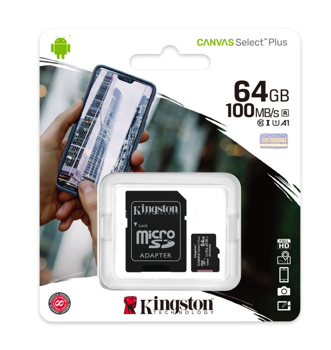 ของแท้-kingston-คิงส์ตัน-เมมโมรี่การ์ด-32gb-64gb-128gb-class-10-memory-card-micro-sd-card-สำหรับ-กล้องวงจรปิด-มือถือ