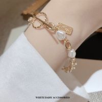 รุ่นขายดี ?Rita Pearls Bracelet สร้อยข้อมือ เครื่องประดับแฟชั่น#WD190