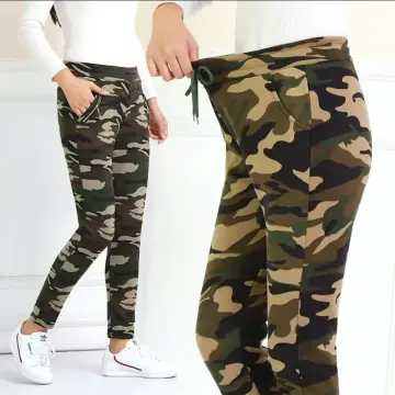 XFLWAM Women's Dark High Waist Cotton Trousers Jogger Sweatpants Loose  Casual Pants Teen Girls Army Green L - Walmart.com