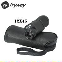 ZZOOI Top quality Baigish 12X45 telescope MINI Monocular pocket Military HD 8x ZOOM BK4 HD OPTICAL GLASS Russian Army Binoculars