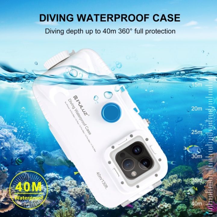 puluz-40m-130ft-phone-14-13-12-11-waterproof-diving-housing-photo-video-taking-underwater-cover-case-for-phone-14-13-12-11-pro-max-14-13-12-11-pro