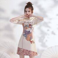 สไตล์จีนสาวโมเดิร์นดัดแปลง qipao Orientale vestido Chino แฟชั่น cheongsam ชุดผู้หญิง VINTAGE แบบดั้งเดิม Robe China