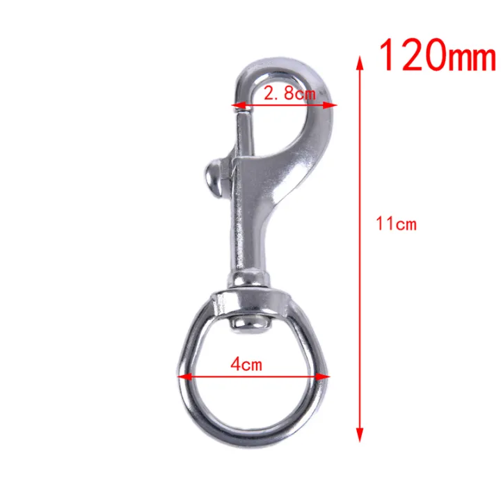 Stainless Steel Bolt Snap Hook Clip Diving Singel Hook BCD Accessories ...