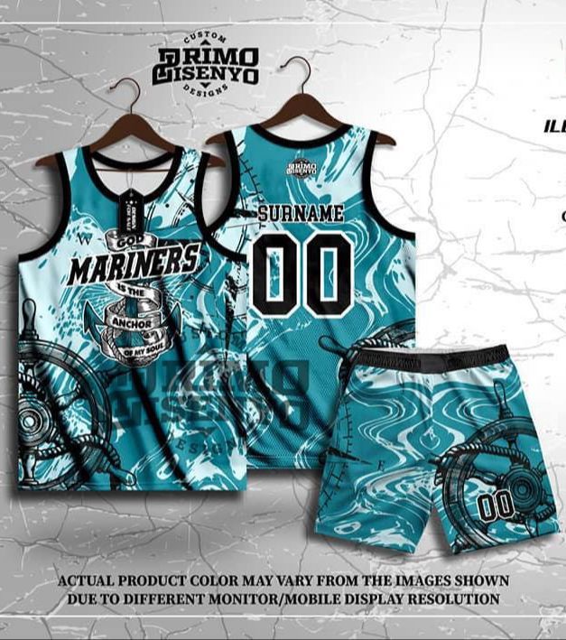 MARINERS 01 BASKETBALL JERSEY FULL SUBLIMATION HIGH QUALITY