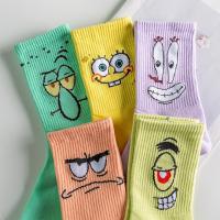 Kawaii Men Socks Happy Funny Cartoon Socks Cotton Casual Couples Socks Harajuku Hip Hop Socks Lolita Cartoon Chaussettes Unisex Socks