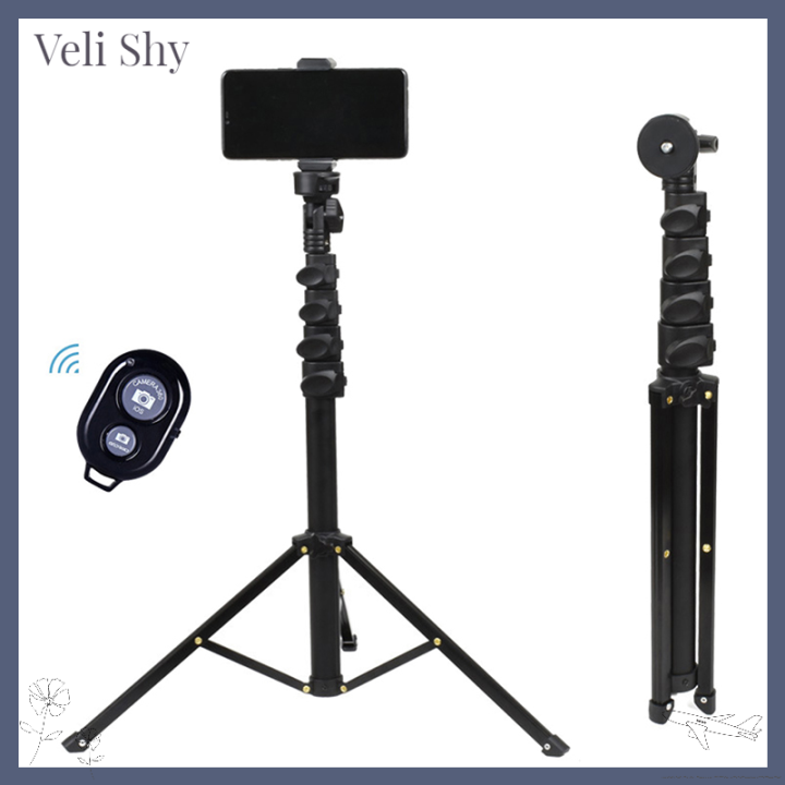 veli-shy-ขาตั้งกล้องอินเตอร์เฟซ1-4หัวพร้อมที่จับโทรศัพท์มือถือ3110