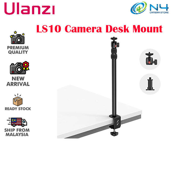 VIJIM LS10 Camera Mount Desk Stand with Flexible Auxiliary Holding Arm