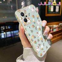 Jlingji เคสสำหรับ Realme 9i 5G Realme 10 5G 10T 10 PRo 5G 10 Pro + 10 Pro Plus เคสโทรศัพท์กันกระแทกลายการ์ตูนสุนัขดอกไม้ขอบด้านข้างกรอบโลหะนิ่มแบบดั้งเดิมฝาครอบเคสป้องกันกล้อง